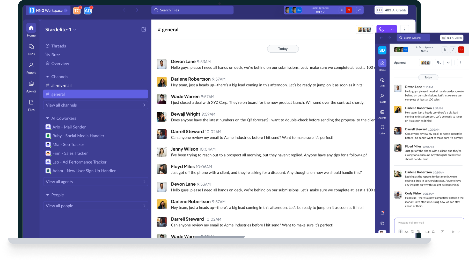 Desktop and mobile preview of the Zedu workspace