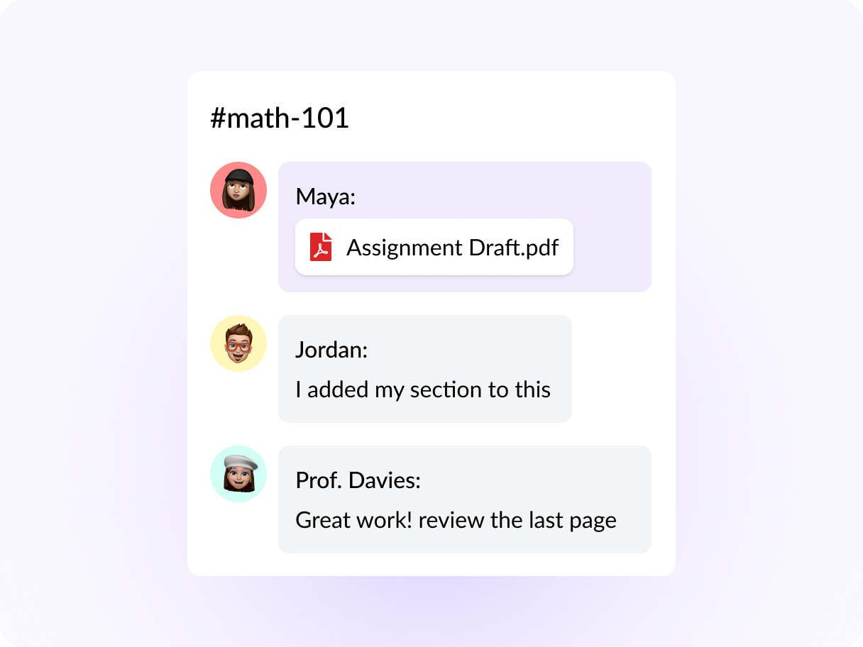 Collaborate on Files with Your Class